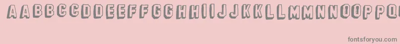 BanhartVer08Erc2008 Font – Gray Fonts on Pink Background