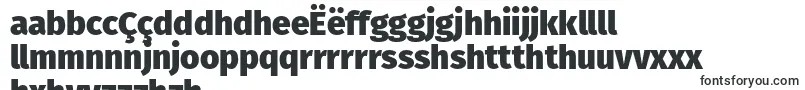 Czcionka FirasansHeavy – czcionki n'yanja