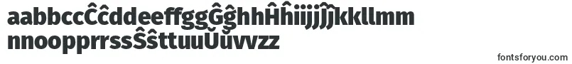 Czcionka FirasansHeavy – esperanto czcionki