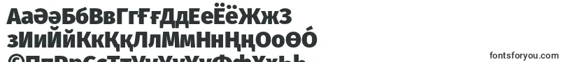 FirasansHeavy-Schriftart – turkmenische Schriften