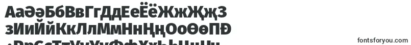フォントFirasansHeavy – タタール文字