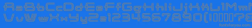 Weitere Informationen zur CootnewStripe-Schriftart CootnewStripe-Schriftart – Graue Schriften auf blauem Hintergrund
