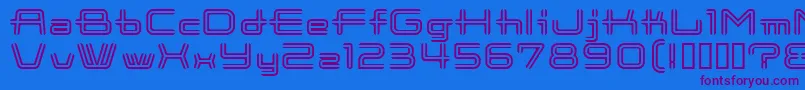 Weitere Informationen zur CootnewStripe-Schriftart CootnewStripe-Schriftart – Violette Schriften auf blauem Hintergrund