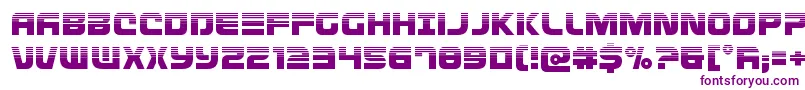 Defconzerohalf Font – Purple Fonts on White Background