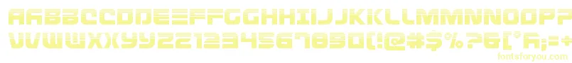 Шрифт Defconzerohalf – жёлтые шрифты