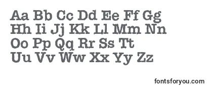 TypewriterantiqueBold Font