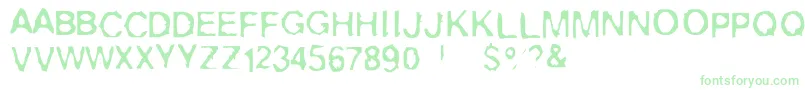 Myshoesandsocks Font – Green Fonts on White Background