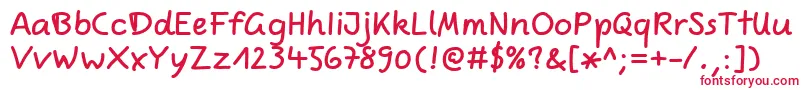 ComicjensfreeproRegular Font – Red Fonts