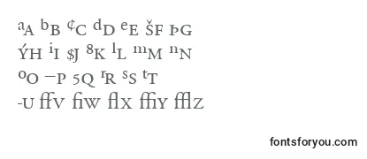 Review of the Garamondprossk Font