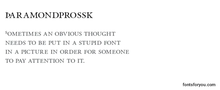 Обзор шрифта Garamondprossk