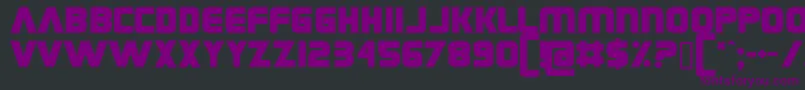 CoverseAllstars Font – Purple Fonts on Black Background