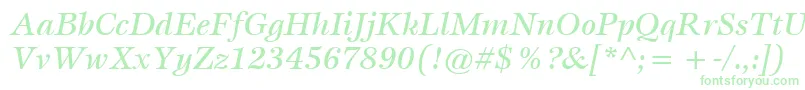 fuente ItcEspritLtMediumItalic – Fuentes Verdes