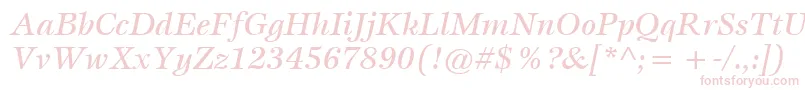 ItcEspritLtMediumItalic Font – Pink Fonts