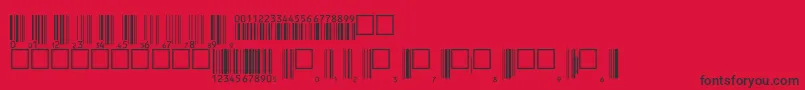 fuente Upcbwrp36tt – Fuentes Negras Sobre Fondo Rojo