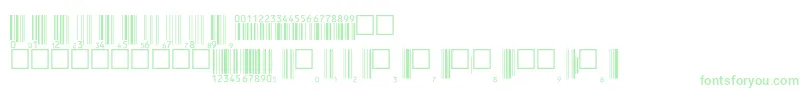 Шрифт Upcbwrp36tt – зелёные шрифты на белом фоне