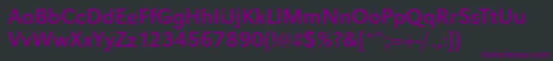 GroteskstdRegular Font – Purple Fonts on Black Background
