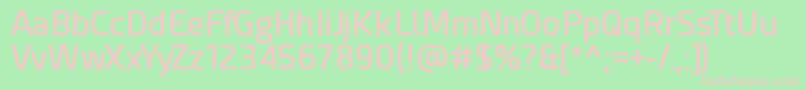 EsphimereSemiBold Font – Pink Fonts on Green Background