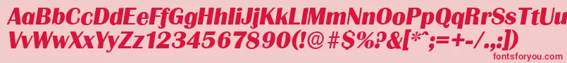 Подробнее о шрифте GrenobleserialXboldItalic Шрифт GrenobleserialXboldItalic – красные шрифты на розовом фоне