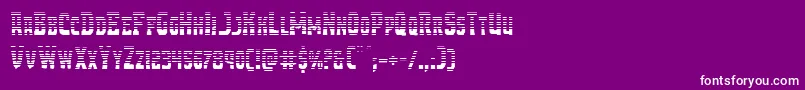 Шрифт Demonpriestgrad – белые шрифты на фиолетовом фоне