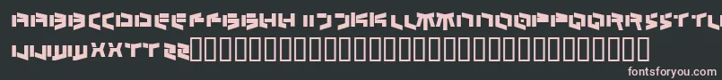 BedlamAbsolute Font – Pink Fonts on Black Background