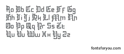 Review of the BlackletterBuffoonery Font