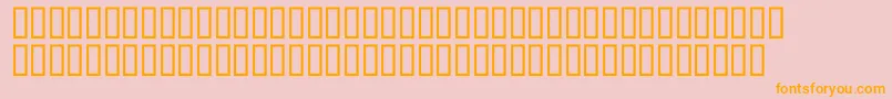 Fontawesome Font – Orange Fonts on Pink Background