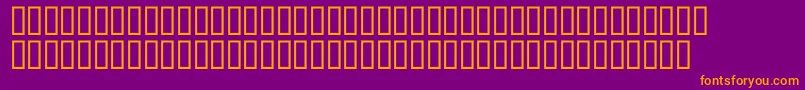 Fontawesome Font – Orange Fonts on Purple Background