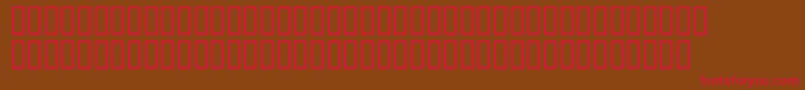 Fontawesome-fontti – punaiset fontit ruskealla taustalla