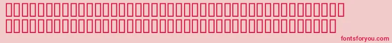 Fontawesome Font – Red Fonts on Pink Background