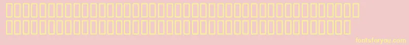 Fontawesome Font – Yellow Fonts on Pink Background