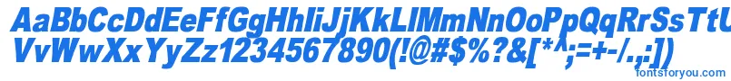 OmniblackItalicDemo Font – Blue Fonts