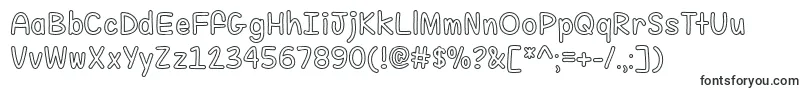 FillMeWithColorOtf-fontti – Fontit Microsoft Wordille