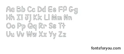 Schriftart FillMeWithColorOtf