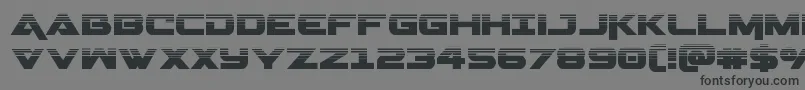 Geminahalf Font – Black Fonts on Gray Background