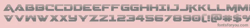 Geminahalf Font – Gray Fonts on Pink Background