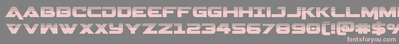 Geminahalf Font – Pink Fonts on Gray Background