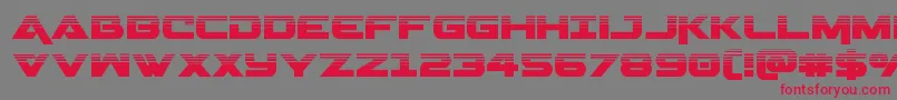 Geminahalf Font – Red Fonts on Gray Background