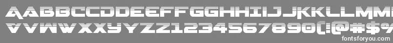 Geminahalf Font – White Fonts on Gray Background