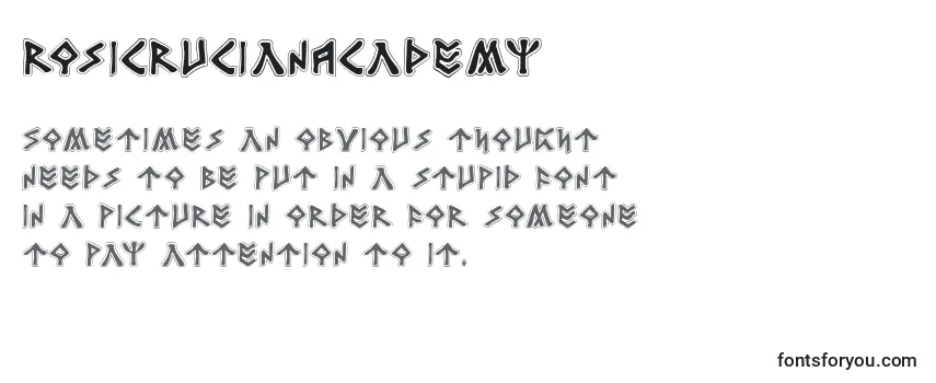 RosicrucianAcademy Font