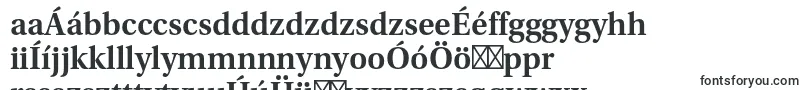 Czcionka UtopiastdSemibold – węgierskie czcionki