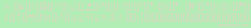 Chyld Font – Pink Fonts on Green Background