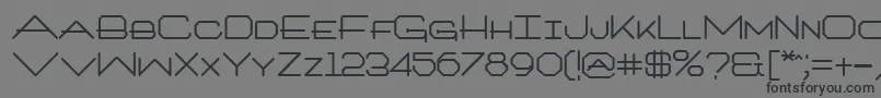 ArtlookinBold Font – Black Fonts on Gray Background