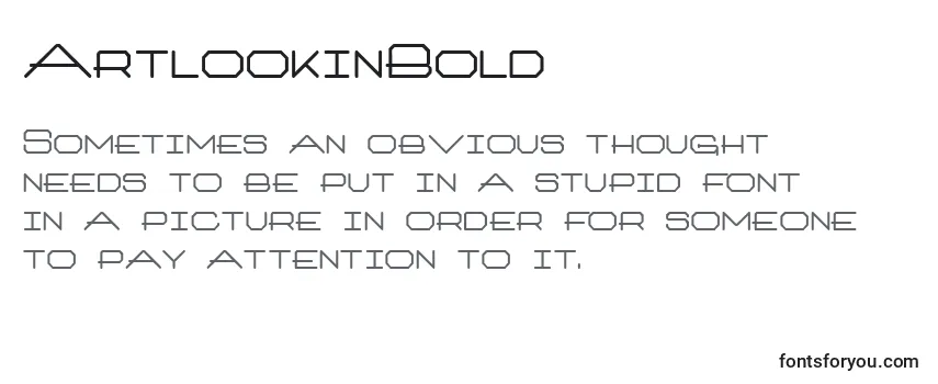 ArtlookinBold Font