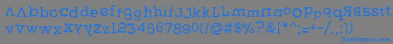 Подробнее о шрифте Weasterne Шрифт Weasterne – синие шрифты на сером фоне