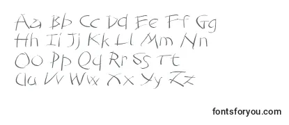 Tomahawked Font