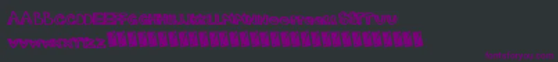 Justmarker Font – Purple Fonts on Black Background