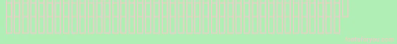 Uz25000 Font – Pink Fonts on Green Background