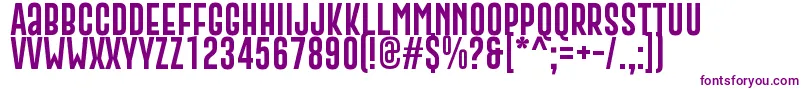 GoboldExtra2 Font – Purple Fonts on White Background
