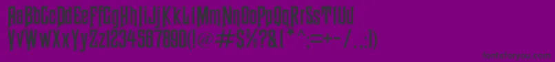 HauntedMouseAlt Font – Black Fonts on Purple Background