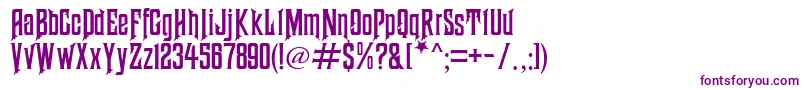 HauntedMouseAlt Font – Purple Fonts on White Background